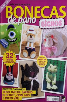 Artes Com As Mãos - Bonecas de Pano Bichos - 22