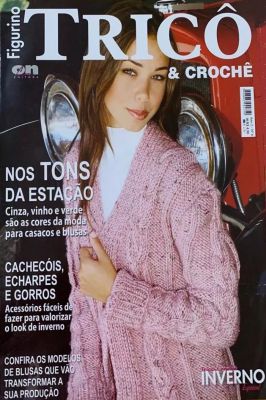Revista Figurino Tricô e Crochê - Ano 2 N° 6